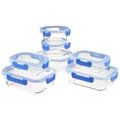 Food Storage Containers with Locking Lids, Set of 7